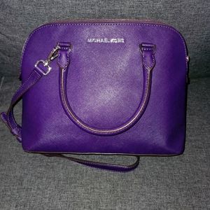 Purple MK Crossbody Purse
